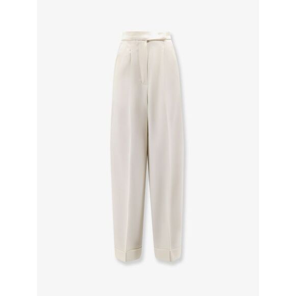 Max Mara Women Mxmrugiada Virgin Wool Trousers